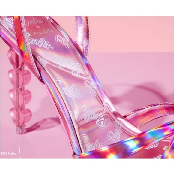 Barbie x Aldo Heels, Barbie Strappy Heeled Sandals - Picture 8 of 16